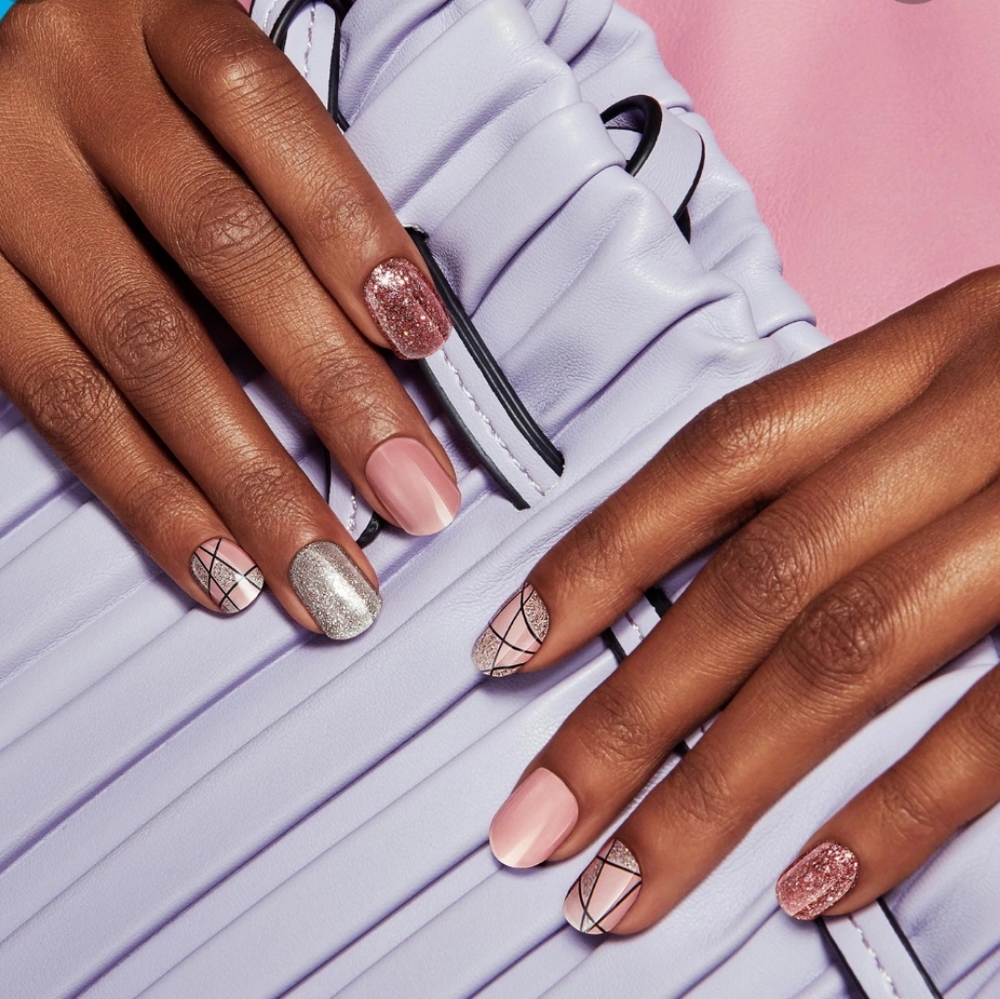 Rose Sparkle Nails Gloss Ultra Shine Gel Palette Dashing Diva